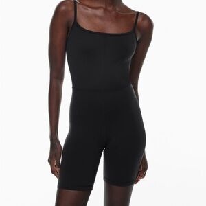 Aritzia Wilfred Free Black athletic romper
